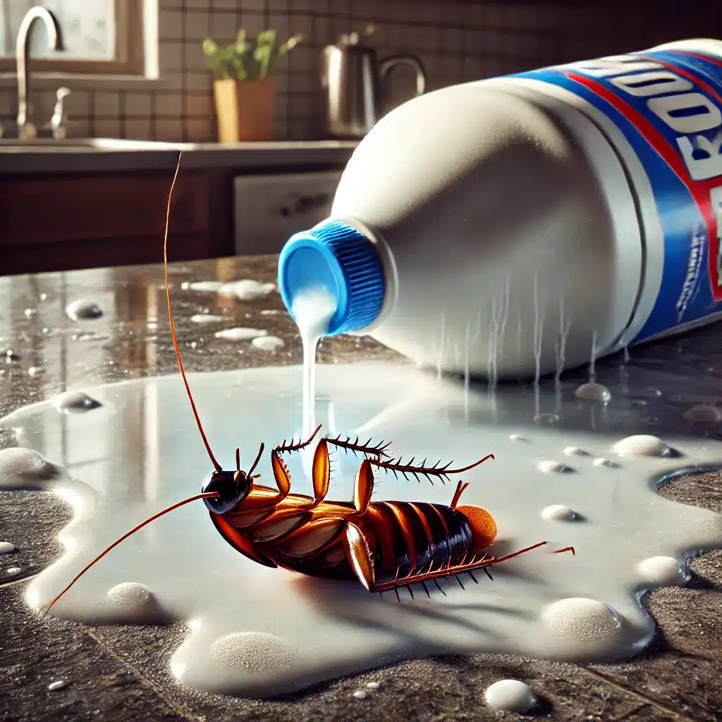 How Bleach Injures Cockroaches